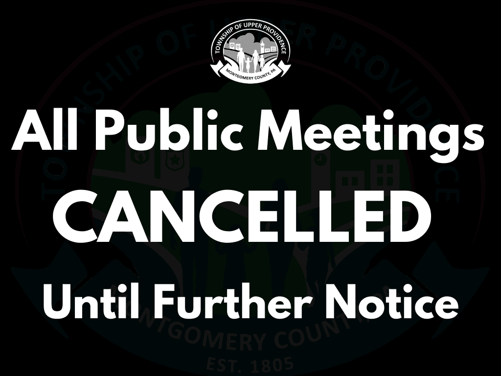 Public Meetings Cancelled  Newsflash