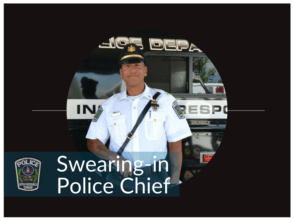 New Chief Swearing In Post