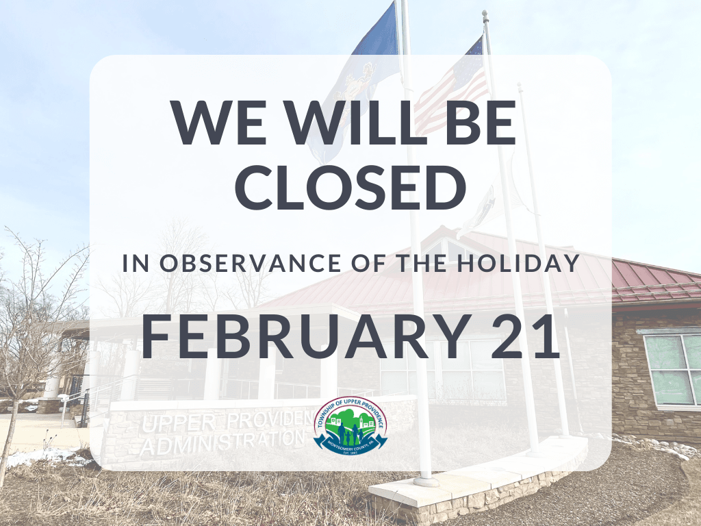 Township Administration Building Closed for Holiday