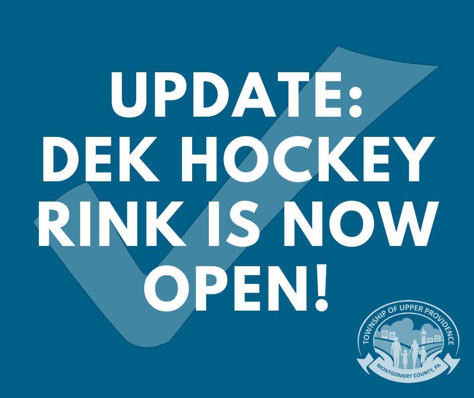 Dek Hockey Rink Now Open