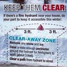 winter fire hydrants