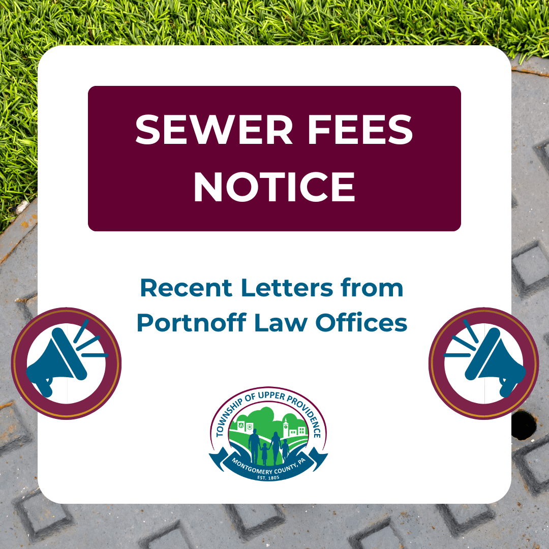 Sewer Fee notice