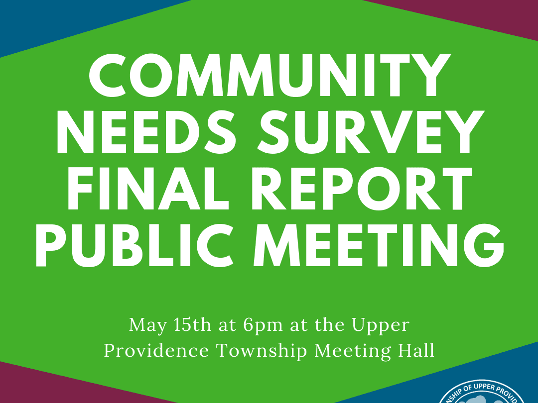 community needs survey meeting notice