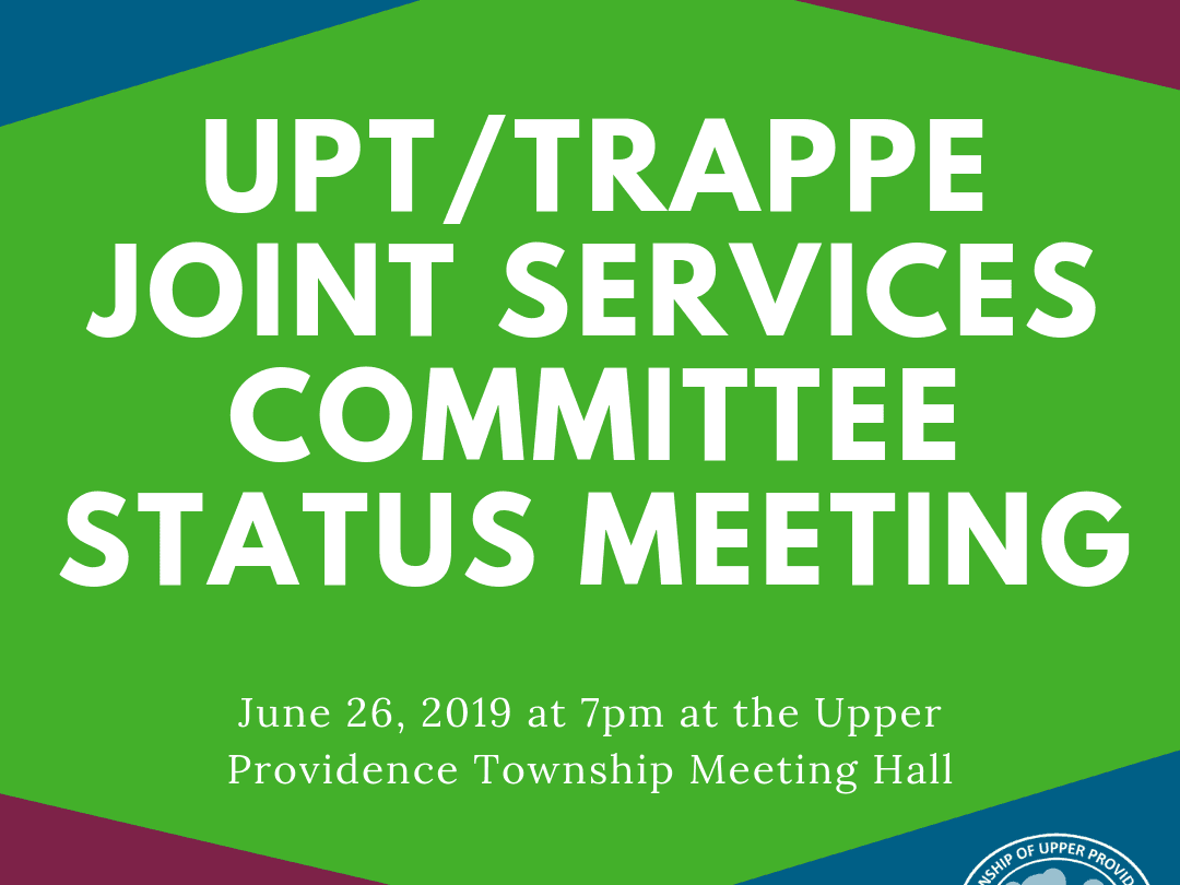 Upt Trappe joint services meeting 