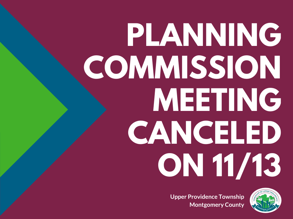 Planning Commission Canceled 11/13/19 - Newsflash