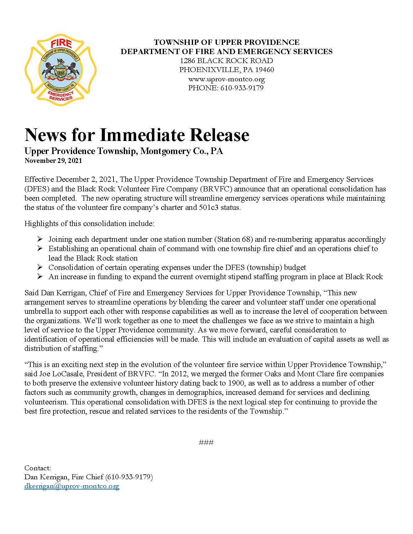 Final Consolidation press release on department header (002)