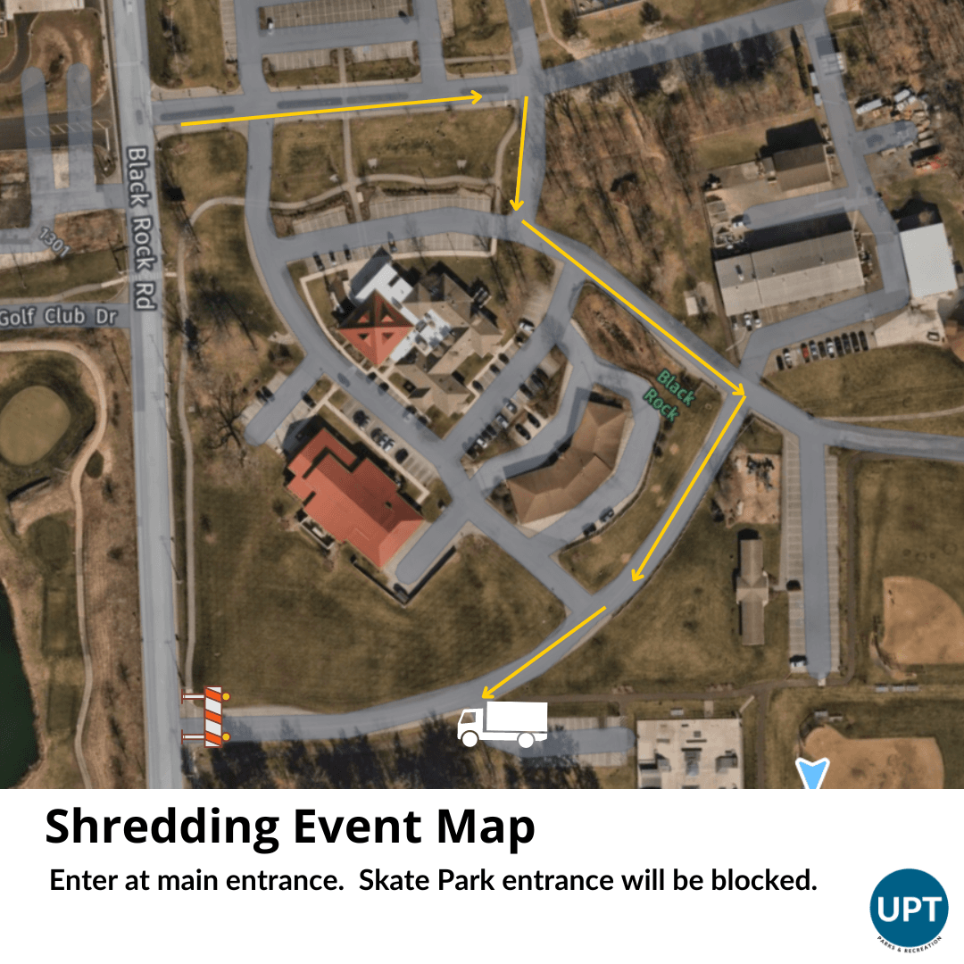 Map for 2023 Shredding Event
